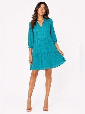 NWT Nannette Lepore Size 10 Teal Women's Dress